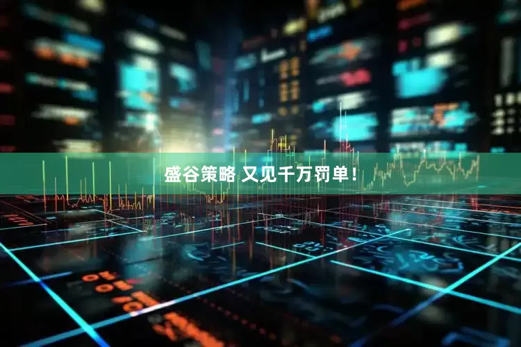 盛谷策略 又见千万罚单！